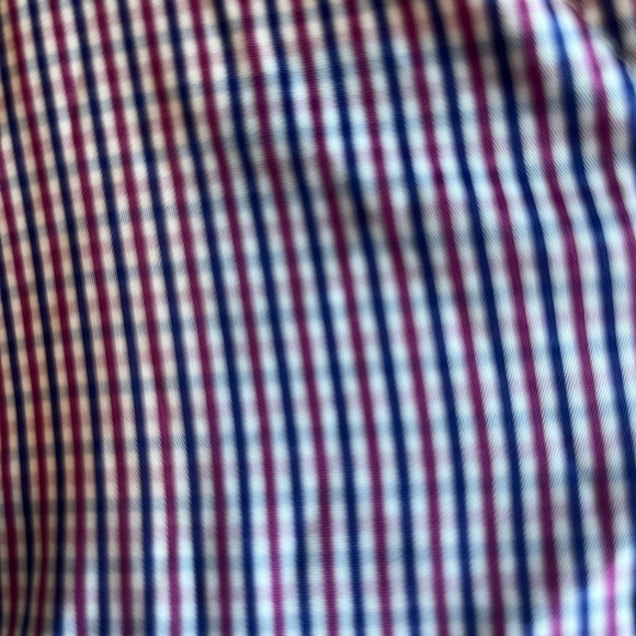 Check ruffle sleeve top - Picture 3 of 7